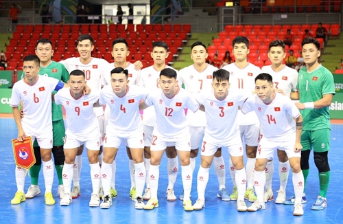 Đội tuyển futsal Việt Nam gặp Uzbekistan tại tứ kết châu Á
